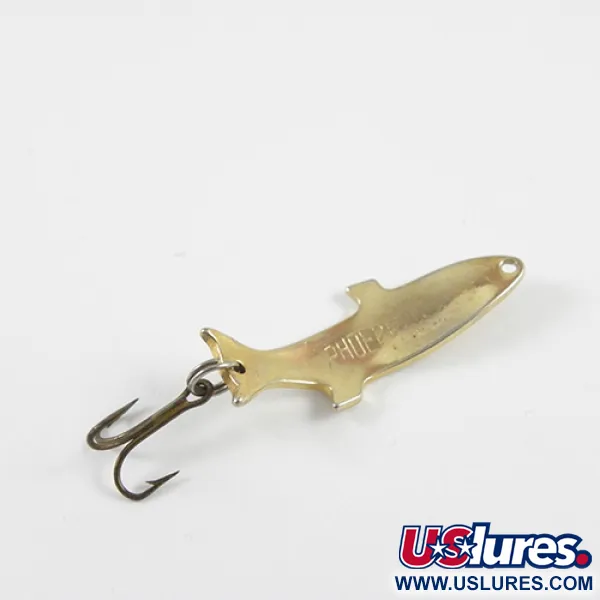 Vintage Acme Phoebe, 3/32oz Gold fishing spoon #2824