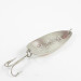 Vintage  Seneca Little Cleo (Hula Girl) Glow, 1/2oz Glow in Dark (White / Red / Nickel) fishing spoon #2828