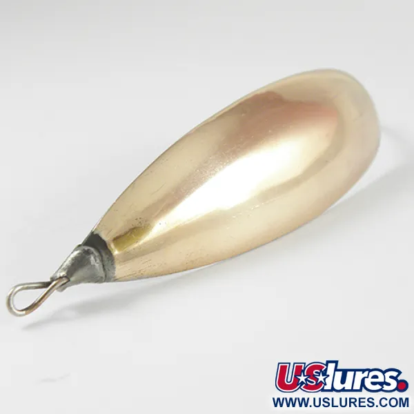 Vintage   Weedless Johnson Silver Minnow, 3/4oz Copper / Silver fishing spoon #2832