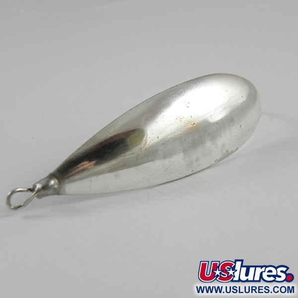 Vintage   Weedless Johnson Silver Minnow, 2/5oz Silver fishing spoon #2833