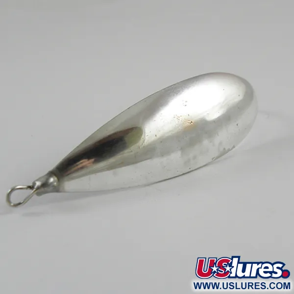Vintage   Weedless Johnson Silver Minnow, 2/5oz Silver fishing spoon #2833