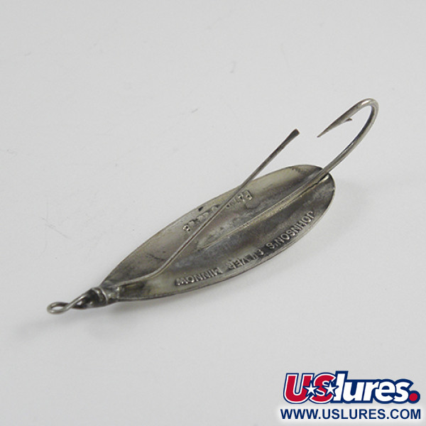 Vintage Weedless Johnson Silver Minnow, 3/16oz Silver fishing