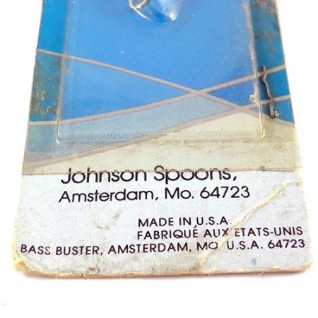 Weedless Johnson Silver Minnow, 3/64oz Silver fishing spoon #2844