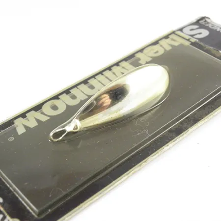 Weedless Johnson Silver Minnow, 3/16oz Gold fishing spoon #2845