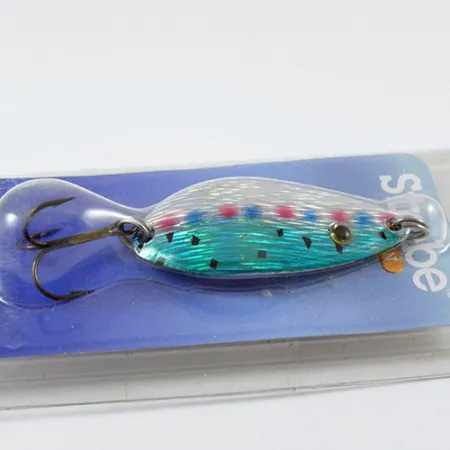 Blue Fox Strobe, 1/4oz Rainbow Trout fishing spoon #2847