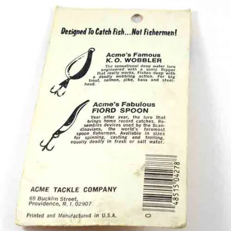 Acme Kastmaster , 3/8oz Gold fishing spoon #2850