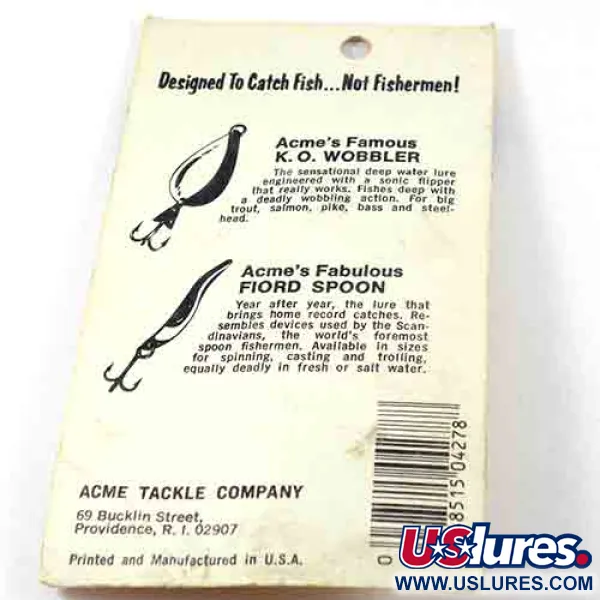  Acme Kastmaster , 3/8oz Gold fishing spoon #2850