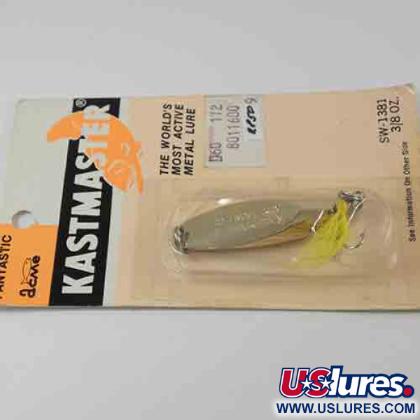  Acme Kastmaster , 3/8oz Gold fishing spoon #2850