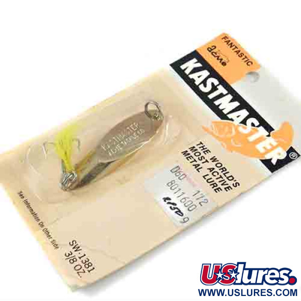  Acme Kastmaster , 3/8oz Gold fishing spoon #2850