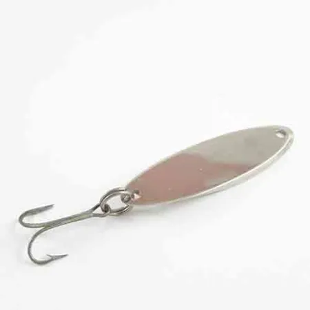 Vintage Acme Kastmaster , 3/4oz Nickel / Orange fishing spoon #2854