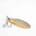 Vintage  Acme Kastmaster , 3/4oz Nickel / Orange fishing spoon #2854