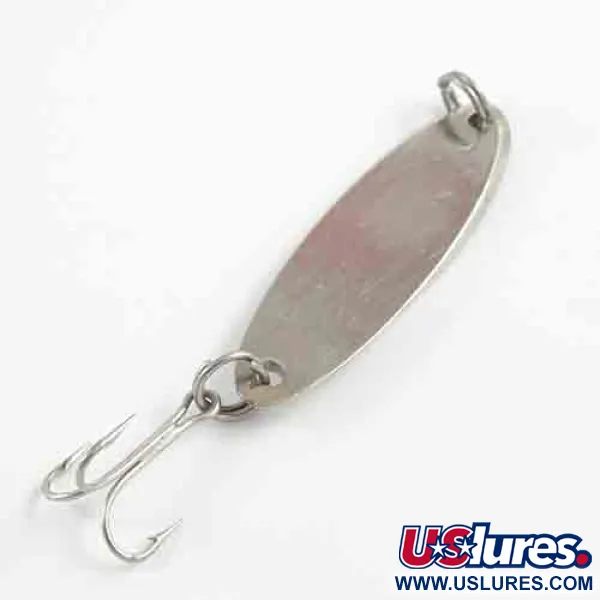 Vintage Acme Kastmaster , 1/4oz Nickel / Blue fishing spoon #2858