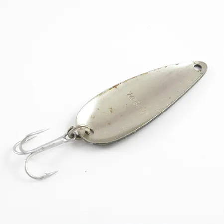 Vintage Weber, 2/5oz Green / Silver fishing spoon #2861