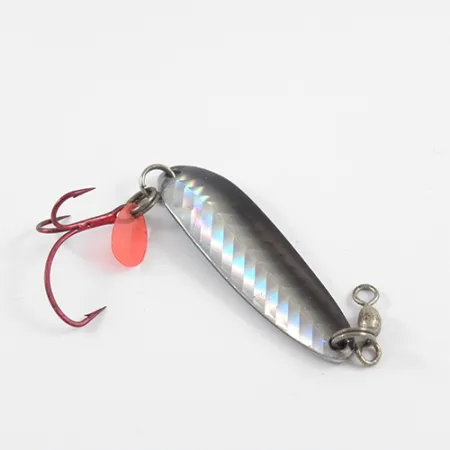 Vintage Luhr Jensen Krocodile Die #3, 1/3oz Rainbow Scale fishing spoon #2871