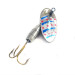 Vintage   Panther Martin Delux, 1/4oz Nickel / Blue / Red spinning lure #2875