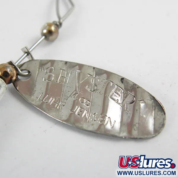 Vintage   Luhr Jensen Shyster, 1/4oz Nickel spinning lure #2876