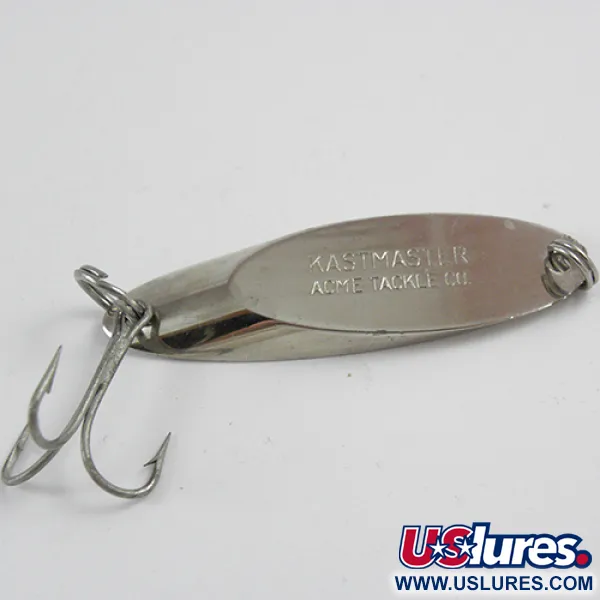 Vintage Acme Kastmaster , 3/4oz Nickel fishing spoon #2878