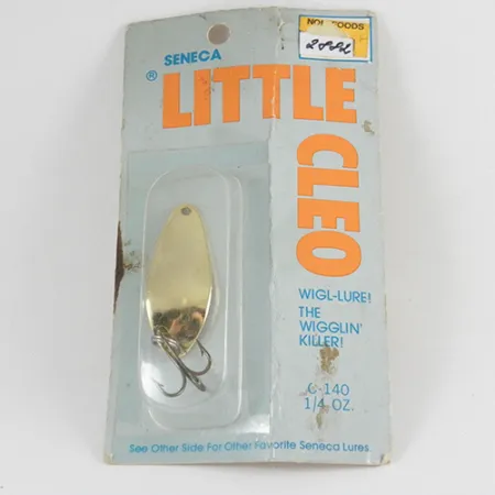 Seneca Little Cleo, 1/4oz Gold fishing spoon #2882