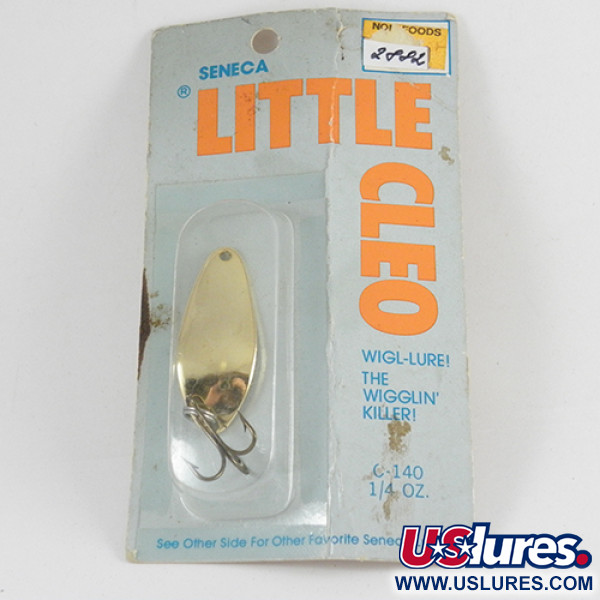  Seneca Little Cleo, 1/4oz Gold fishing spoon #2882