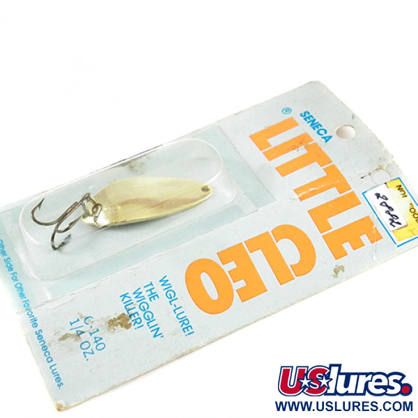  Seneca Little Cleo, 1/4oz Gold fishing spoon #2882