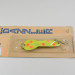  Acme Dazzler #3, 3/5oz Yellow / Red / Nickel fishing spoon #2884