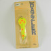  Acme Dazzler #3, 3/5oz Yellow / Red / Nickel fishing spoon #2884