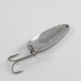 Vintage  Luhr Jensen Krocodile, 1/3oz Trout / Nickel fishing spoon #2886