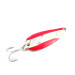 Vintage  Eppinger Dardevle Spinnie, 1/3oz Red / White / Nickel fishing spoon #2888