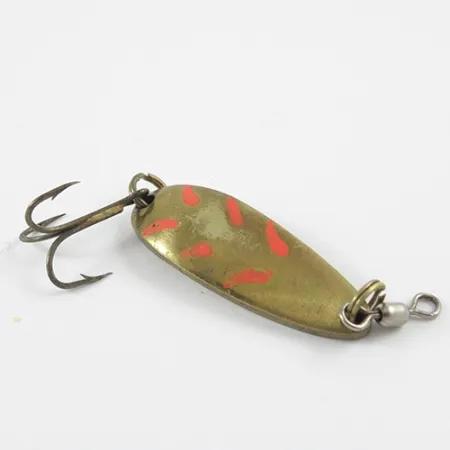 Vintage Luhr Jensen Krocodile, 1/3oz Brass fishing spoon #2899