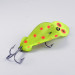 Vintage   Buck Perry Spoonplug, 1/2oz Fluorescent Yellow / Red fishing spoon #2900