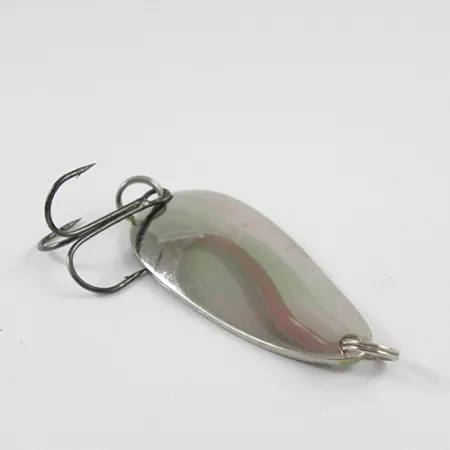 Vintage Glen Evans Evans, 3/4oz Nickel fishing spoon #2906