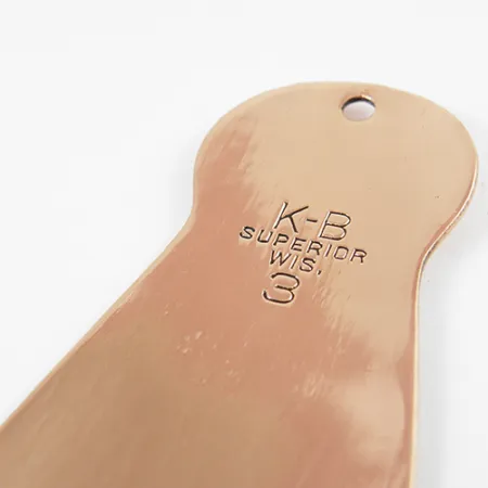 Vintage K-B Bait K-B Spoon 3, 1oz Copper fishing spoon #2912