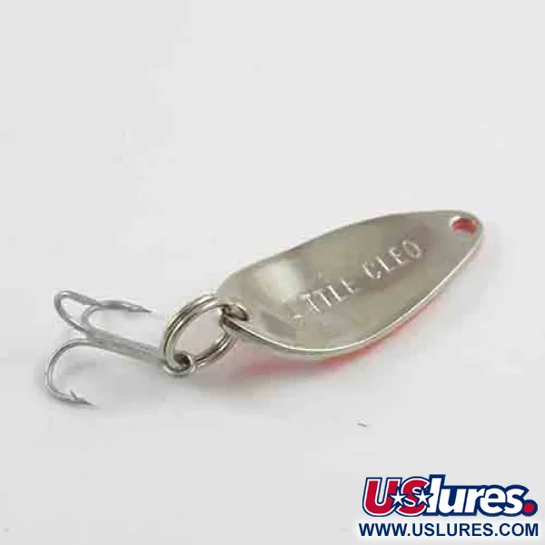 Vintage Seneca Little Cleo, 3/16oz Bright Pink / Nickel fishing spoon #2918