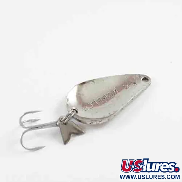 Vintage Acme K.O. Wobbler, 1/2oz Nickel / Blue fishing spoon #2923