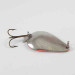 Vintage  Acme K.O. Wobbler UV, 3/4oz Nickel / Orange fishing spoon #2927