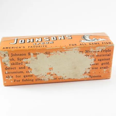 Weedless Johnson Silver Minnow, 3/4oz fishing spoon #2937