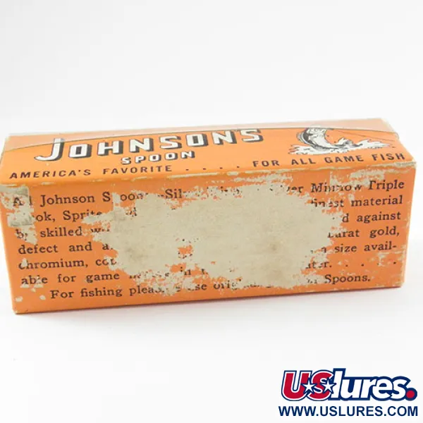 Weedless Johnson Silver Minnow, 3/4oz fishing spoon #2937