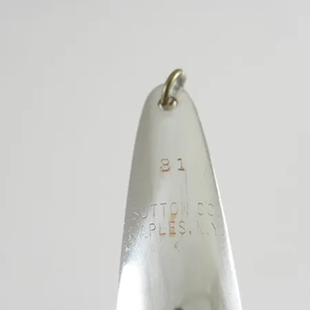 Vintage Sutton Spoon, 1/4oz Nickel / Copper fishing spoon #2941