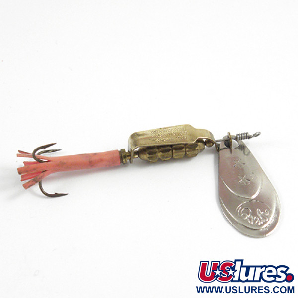 Vintage  Marathon Bait Company Marathon Valse, 3/16oz Silver / Brass spinning lure #2947