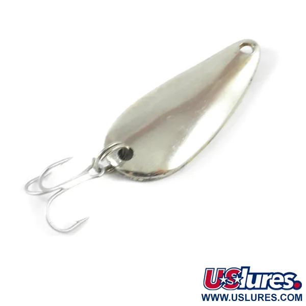 Vintage Acme Wonderlure, 1/4oz Nickel / Brass fishing spoon #2952
