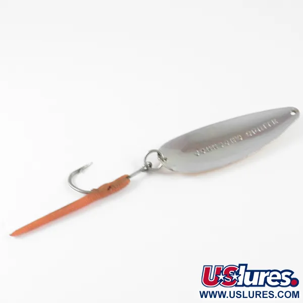 Vintage Johnson Sprite, 3/5oz Copper / Silver fishing spoon #2957