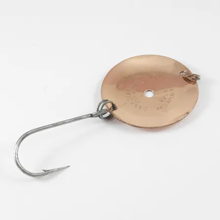 Vintage Canadian Bait, 3/4oz Copper fishing spoon #2959