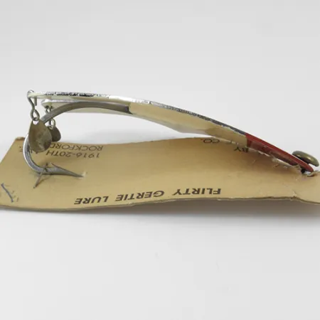 Other Weedless Flirty Gertie, 3/4oz Nickel / Red fishing spoon #2961