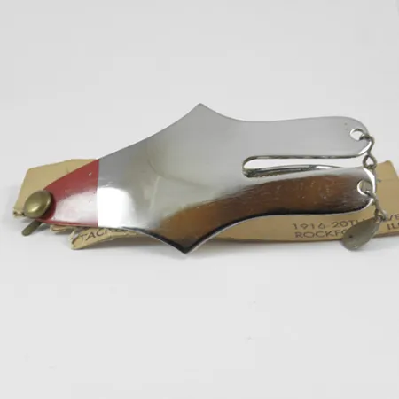 Other Weedless Flirty Gertie, 3/4oz Nickel / Red fishing spoon #2961