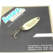 Vintage  Luhr Jensen Krocodile, 1/3oz Gold fishing spoon #2963