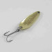 Vintage  Luhr Jensen Krocodile, 1/3oz Hammered Brass fishing spoon #2964