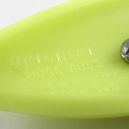Vintage Swamp Fox Weedless Original Moss Boss, 1/3oz Chartreuse fishing spoon #2968