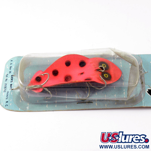   Buck Perry Spoonplug Series 200, 3/5oz Red / Black fishing spoon #2978