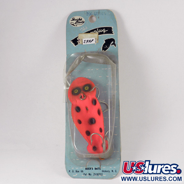   Buck Perry Spoonplug Series 200, 3/5oz Red / Black fishing spoon #2978