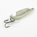 Vintage  Acme Fiord Spoon Jr , 1/8oz Yellow / Green / Nickel fishing spoon #2982